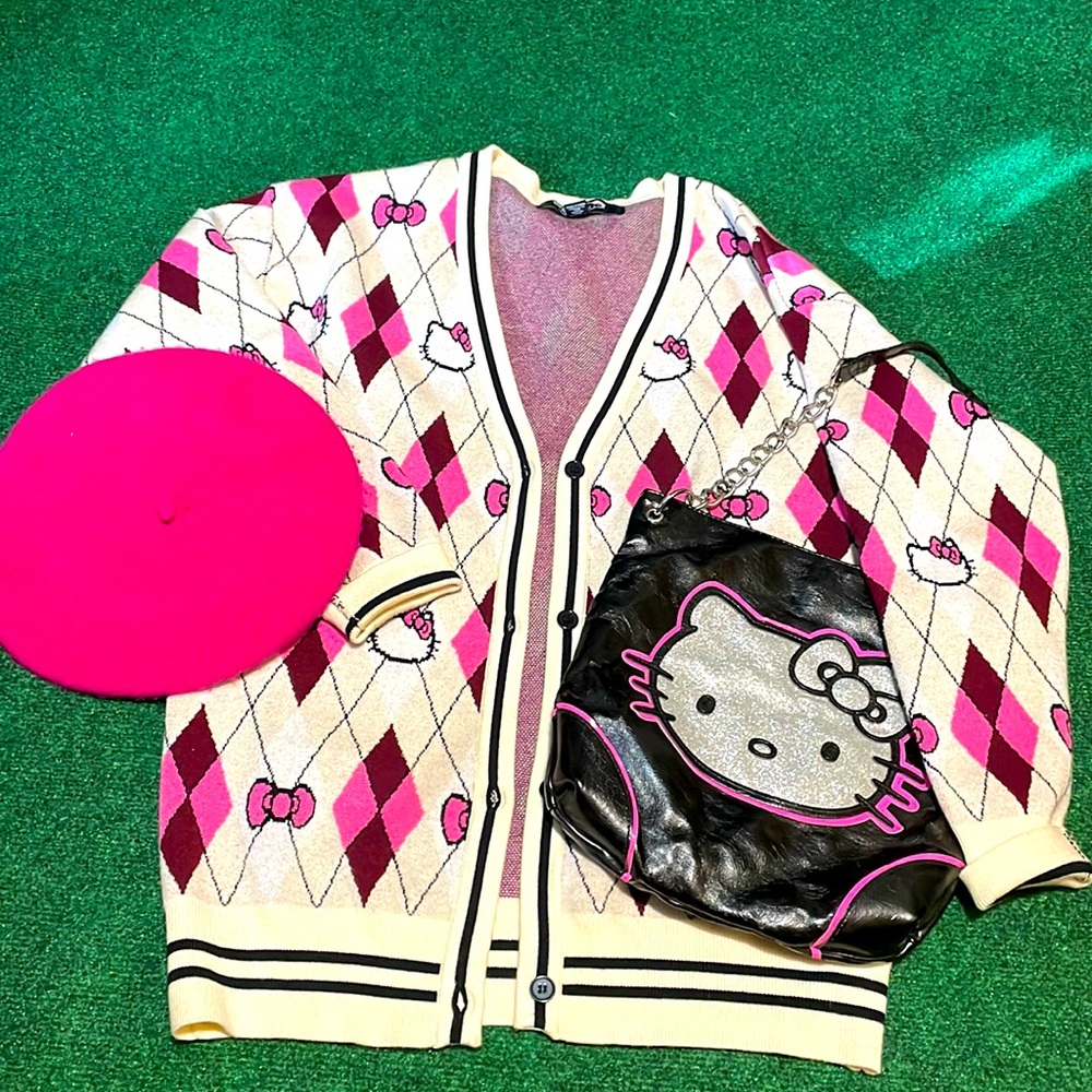 Hello Kitty Black Shoulder Bag